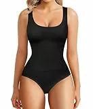 Junlan Shapewear Damen Body Shper Bauchweg Stark Formend Bodysuit Formende Bodys Miederbody Figurformende Tank Top Taillentrainer Sculpting Bodysuit
