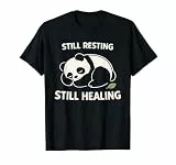 Niedlicher schläfriger Panda, Ausbrenner, Erholung, Stressabbau, Ruhetag T-Shirt