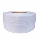 Generisch Polyband, Polyester (PET) Umreifungsbandrolle, Polyband für Palettenverpackungen, Kunststoff-Verpackungsseil (Weiß-A)