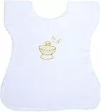 Taufhemd, Unisex, Vest Made in Italy, handbestickt, Einheitsgröße