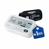 OMRON X3 Comfort AFib - Digitales Oberarm-Blutdruckmessgerät mit automatischer Vorhofflimmern (AFib) Erkennung | klinisch validierter Blutdruckmesser für 2 Nutzer | auch für Diabetiker & Schwangere