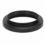 Akozon Objektiv Adapterring Objektiv Konverter Aluminium Objektiv Adapter Ring Teleskop-Adapterring SCT-Buchse auf M48x0,75-Außengewinde T-Ring-Adapter Teleskop-Konverter-Gewinde Umwandlungsadapter