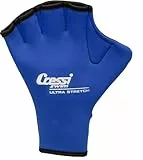 Cressi Aqua Fitness Handschuh Swim Gloves, blau, L, DF200022