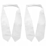 Bestlivings Raffhalter 2er Pack inkl. Befestigungsösen für Gardinen (Weiß), viele Farben erhältlich