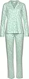 s.Oliver Damen Ak-210-47 Pyjamaset, Mint Blätterdruck, 40-42 EU