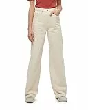DESIRES Damen Koral Jeans mit Weitem Bein Weiß 40