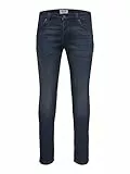 Herren O&S Slim Fit Jeans | Basic Hose Denim Pants ONSLOOM | Tapered Trousers Stoned Washed, Farben:Blau-4, Größe Jeans:30W / 32L