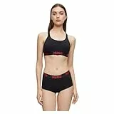 HUGO Damen Pad.red Lab Bralette, Black1, M EU