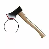 W WIDMANN MILANO Party Fashion 03312 - Axt durch den Kopf, Haarreif, Horror, Accessoire, Halloween, Karneval