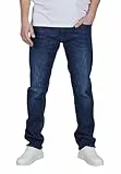 Replay Jeans Herren Stretch Straight Fit Grover Jeanshose Hose Denim, Länge:32L, Farbe:Dark Blue Denim (MA972Z.000.917.007), Weite:32W
