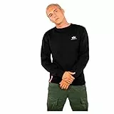 Alpha Industries Basic Sweater Small Logo Sweatshirt für Herren Black