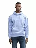 TOM TAILOR Denim Herren 1045580 Sweatshirt, 11486-Brunnera Blue, XL