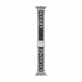 Armani Exchange Herrenband kompatibel mit Apple Watch® 42 mm 44 mm 45 mm Edelstahl, AXS8029