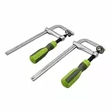 CENPEK 1 Paar Schraubzwingen, 160 mm x 60 mm, robuste Schnellschiebezwingen, Holzzwingen für Führungsschiene