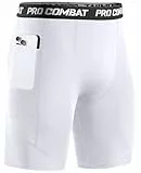 Niksa 1 oder 3 Pack Herren Kompressionsshorts, Sport Unterhosen Männer Schnelltrocknendes Laufunterwäsche, Atmungsaktiv Laufhose Herren Kurz mit Handytasche