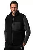 JP 1880 JAY-PI Wende-Weste, Outdoor, Nylon/Teddy schwarz 7XL 829716130-7XL