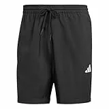 adidas Men's Essentials SMALL Logo Chelsea, Black/White, L