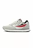 FILA Herren HYPERT Sneaker, Marshmallow-Black Red, 42 EU
