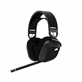 CORSAIR HS80 RGB WIRELESS Multiplattform-Gaming-Headset - Dolby Atmos - Omnidirektionales Mikrofon - iCUE-Kompatibel - PC, Mac, PS5, PS4 - Carbon