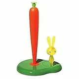 Alessi 'BUNNY & CARROT' Küchenrollenhalter aus thermoplastischem Harz, grün, 29,4cm