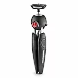 Manfrotto MTPIXIEVO-BK, PIXI EVO 2-teiliges Ministativ für spiegellose Kameras, kompakte Systemkameras, DSLR, Video, kompakte Größe, Aluminium