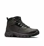 Columbia Newton Ridge Plus II WP wasserdichte Wanderstiefel für Herren, Schwarz (Black x Black), 42 EU