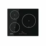 CATA Induktionsplatte IB 6403 E2 BK mit 3 Kochzonen Booster-Funktion Touch Control 3 Kochfunktionen AUTO Konnektivität 9 Leistungsstufen Sicherheitsschloss Breite 59 cm Farbe Schwarz