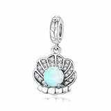 Jokmeo 925 Sterlingsilber Charm Anhänger Perle, passend für Pandora & europäische Armbänder und Halsketten, modischer Schmuck für Frauen.