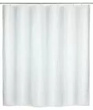 WENKO Anti-Schimmel Duschvorhang Mod. Palais, Textil-Vorhang mit Antischimmel Effekt fürs Badezimmer, waschbar, wasserabweisend, mit Ringen zur Befestigung an der Duschstange, 180 x 200 cm