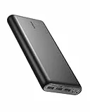 Anker 337 Powerbank (PowerCore 26K) 26800mAh Power Bank Externer Akku mit Dual Input Ladeport, Schnell Wiederaufladbar, 3 USB Ports für iPhone 16/15/14/XR/XS/X / 8/7, iPad, Samsung Galaxy, und mehr