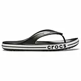 Crocs Unisex Erwachsene Bayaband Flip Flip, Black/White, 39/40 EU