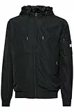 Blend Razy Herren Übergangsjacke Herrenjacke Jacke mit Kapuze, Größe:M, Farbe:Black (70155)