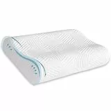 LAMB Kissen Nackenkissen, Höheneinstellbares Kissen Memory Foam Ergonomisches, Nackenstützkissen mit waschbarer Kopfkissenbezug