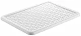 Rotho Country Deckel in Rattan-Optik für Aufbewahrungskiste Country A4, Kunststoff (PP) BPA-frei, weiss, A4 (37.5 x 28.5 x 1.5 cm)