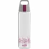 Sigg - Tritan Trinkflasche - Sportflasche Total Clear ONE MyPlanet Berry - kohlensäurehaltige Getränke - Spülmaschinenfest, Auslaufsicher, Kratzfest - BPA-frei - Sport & Fitness - Pink - 0,75L