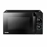 Toshiba MW2-MM20PE(BK) Freistehend Mikrowelle/Solo-Mikrowelle / 20L / 700W / 5 Leistungsstufen mit praktischer Auftaufunktion/LED-Beleuchtung im Innenraum/Schwarz