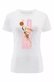 ERT GROUP Women's 2 T-Shirt, Space Jam 028 White, X-Large