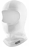 Ladeheid Sturmhaube Winter Skimaske Balaclava Silverplus Thermoaktiv Sturmmaske Motorrad Fahrrad LA-146 (Weiß, M/L)