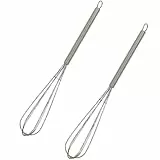 Vroxdrez 2 Stück Rührbesen für Handmixer – Universelle Ersatz-Schneebesen, Quirl & Rührstäbe für Handmixer, rechts & links drehend, ideal zum Schlagen & Rühren