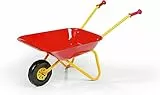 Rolly Toys S2627080 Toys Metallschubkarre für Kinder (ab 2,5 Jahre, Metallschüssel mit Kunststoffgriffen, Belastbarkeit bis 25 kg) 270804, Rot