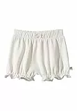 Sterntaler Shorts Sommer Jersey Girl Uni Hase Happy für Mädchen - Baby Hose mit Zierschleife am Bund - Kurze Hose aus Baumwolljersey mit angenehmem Tragegefühl - Ecru, 86
