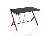 Nitro Concepts D12 Gaming Tisch - Schreibtisch - Computertisch - schwarz/rot NC-GP-DK-010
