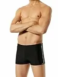 Schiesser Herren Komfort mit Bein Badehose, Schwarz, L EU