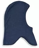 Engel Natur, Kinder und Baby Sturmhaube/Unterziehmütze, 70% Wolle 30% Seide (Marine, 98-104)