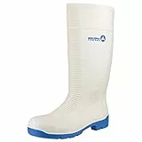 Amblers Safety Blackjack Herren & Damen FS98 Stahlkappe Sicherheit Gummistiefel S4-SRA - Weiß, 42