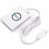 Fob Copier, NFC Lese Und Schreibgerät, NFC ACR122U RFID NFC Reader/Writer Kartenlesegerät Karten Lesegerät NFC RFID Leser Externe Kartenlesegeräte Identifikation RFID Karte SDK 5xMifare IC-Karte