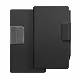 Hülle für Remarkable Paper Pro Move, Premium-Leder-Folio mit Stifthalter, der Sich in den Rücken falzt, Auto Wake/Sleep, Mikrofaserfutter, Flip-Design, Starker Magnet (Leathers Schwarz)