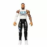 Mattel WWE Jey Uso Actionfigur, Hauptkampf-Serie #153, ca. 15 cm große Sammelfigur mit 10 Bewegungspunkten und lebensechtem Aussehen, JCV38, [Mehrfarbig]