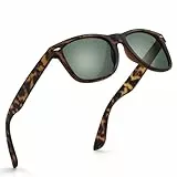 wearPro Sonnenbrille-Herren-Damen-Polarisiert-Rechteckig-Sonnenbrillen Unisex Retro Klassische Vintage Polarisierte Brille UV400 Schutz Classic Sunglasses Eckig für Fahren-lgrün