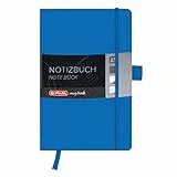Herlitz 11369097 Notizbuch my.book Classic A5, 96 Blatt, kariert, blau